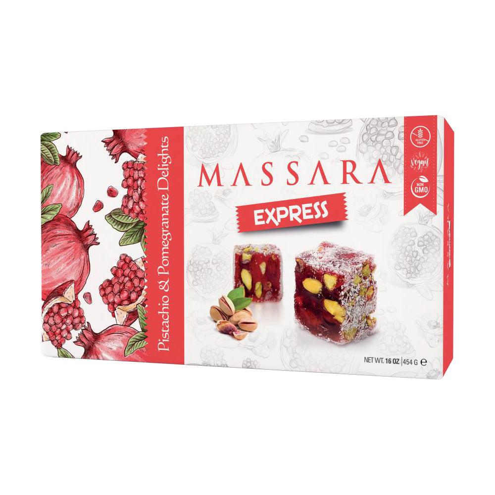 Basha Al Sweets Granatapfel Al mit Pistazien Delights – Massara und – Basha