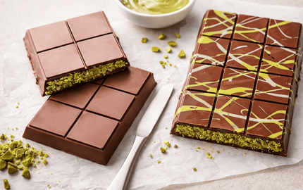 Dubai-Schokolade mit Pistazie & Kadayif