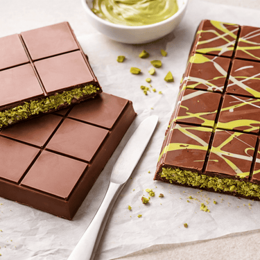 Dubai-Schokolade mit Pistazie & Kadayif