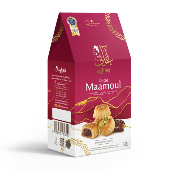 Aghati Maamoul Fancy (Datteln) Karton 350g - Al Basha Sweets