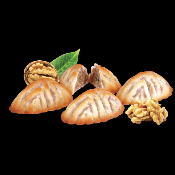 Aghati, Mamoul Super (Walnuss), Dose, 500 g - Al Basha Sweets