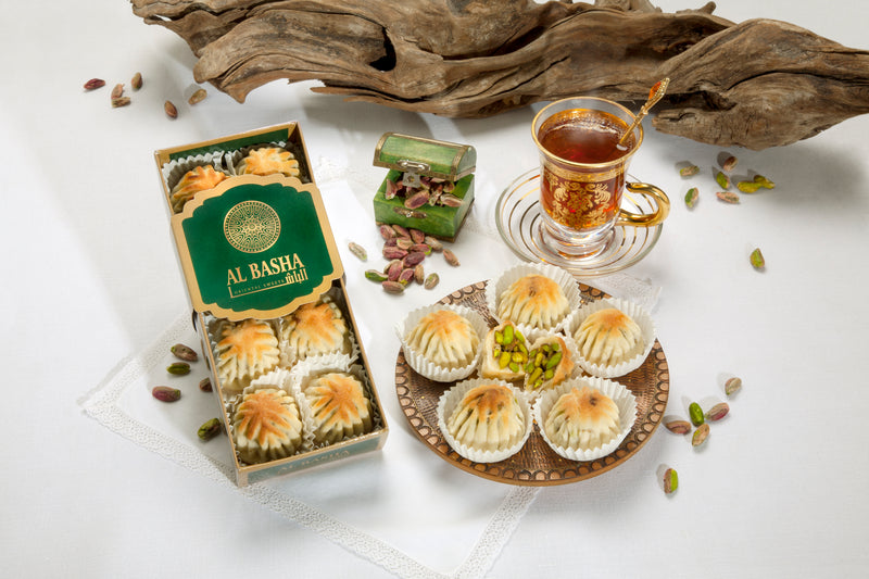 Schachtel Maamoul Pistazien 170 g - Al Basha Sweets