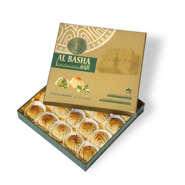 Maamoul Pistazien Geschenkverpackung 550 g - Al Basha Sweets