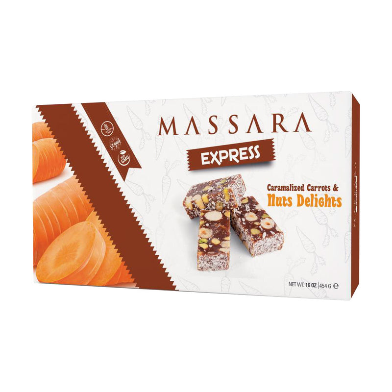 Massara Delights mit karamellisierten Karotten & Nüssen - Al Basha Sweets