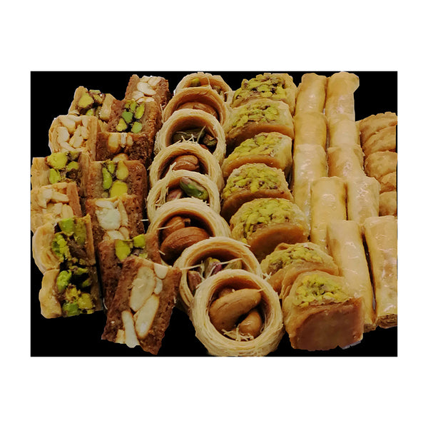 Mixed Baklava Teller 600g - Al Basha Sweets